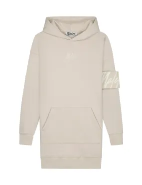 Malelions Malelions Women Captain Hoodie Dress - Moon Grey