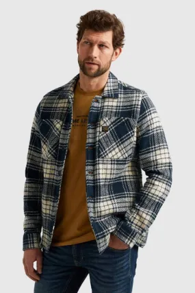 PME LEGEND Heren Overhemden Long Sleeve Shirt Ctn Twill Weave Donkerblauw