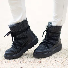 Winterboots Frosty | Zwart | Unisa